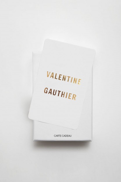 Carte Cadeau Valentine Gauthier